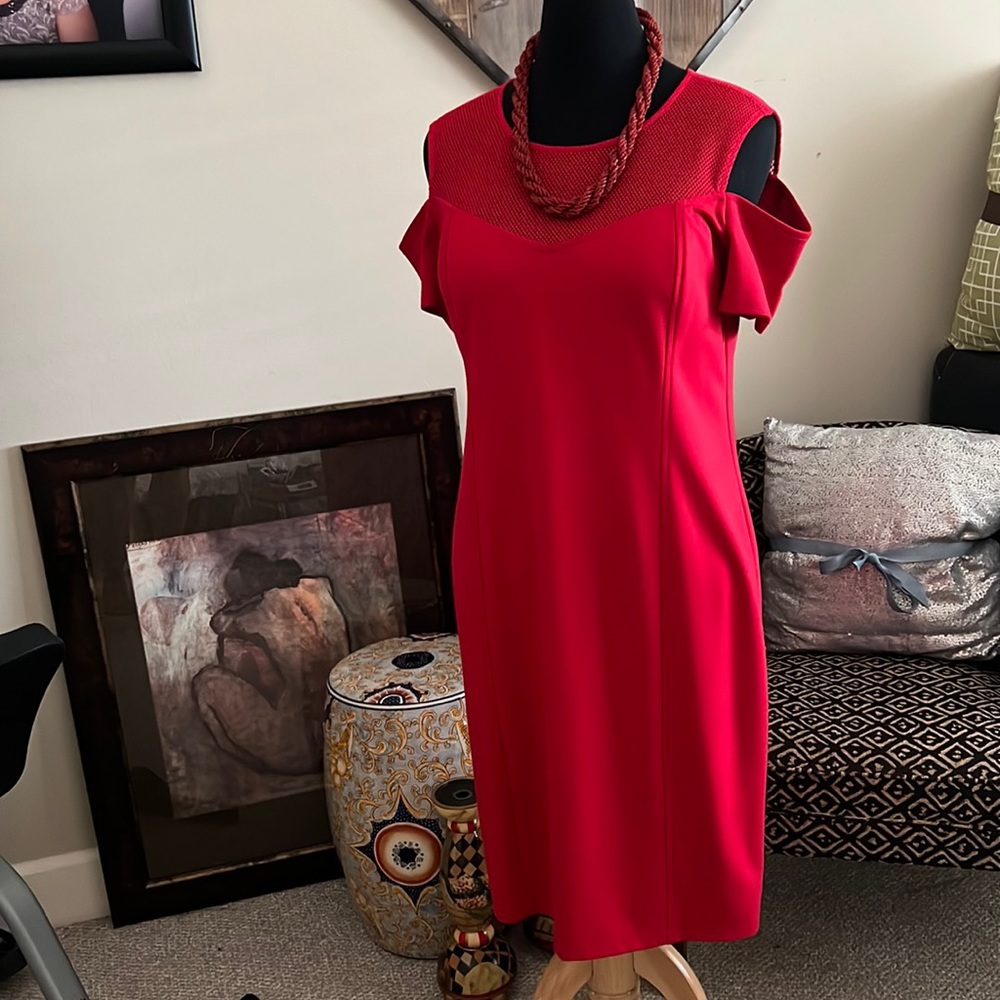 Red red and definitely brilliant Cartise dress ❤️❤️❤️